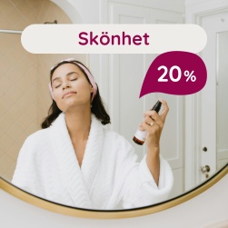 Skönhet – 20 %